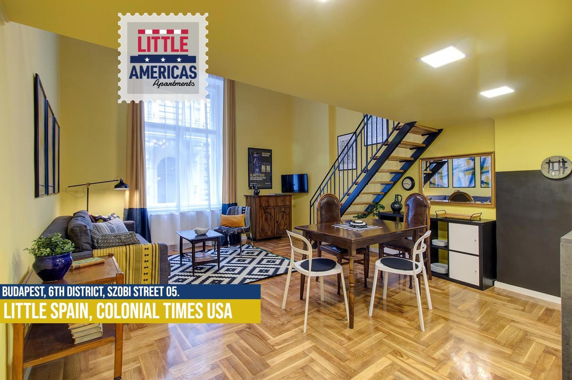 Little Americas Usa Colonial Times Apartments Budapest Exteriör bild